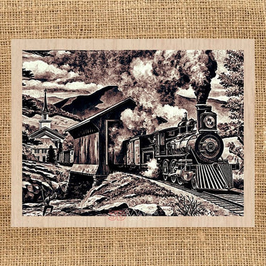 TRAIN laser-ready grayscale file 3DWave.us